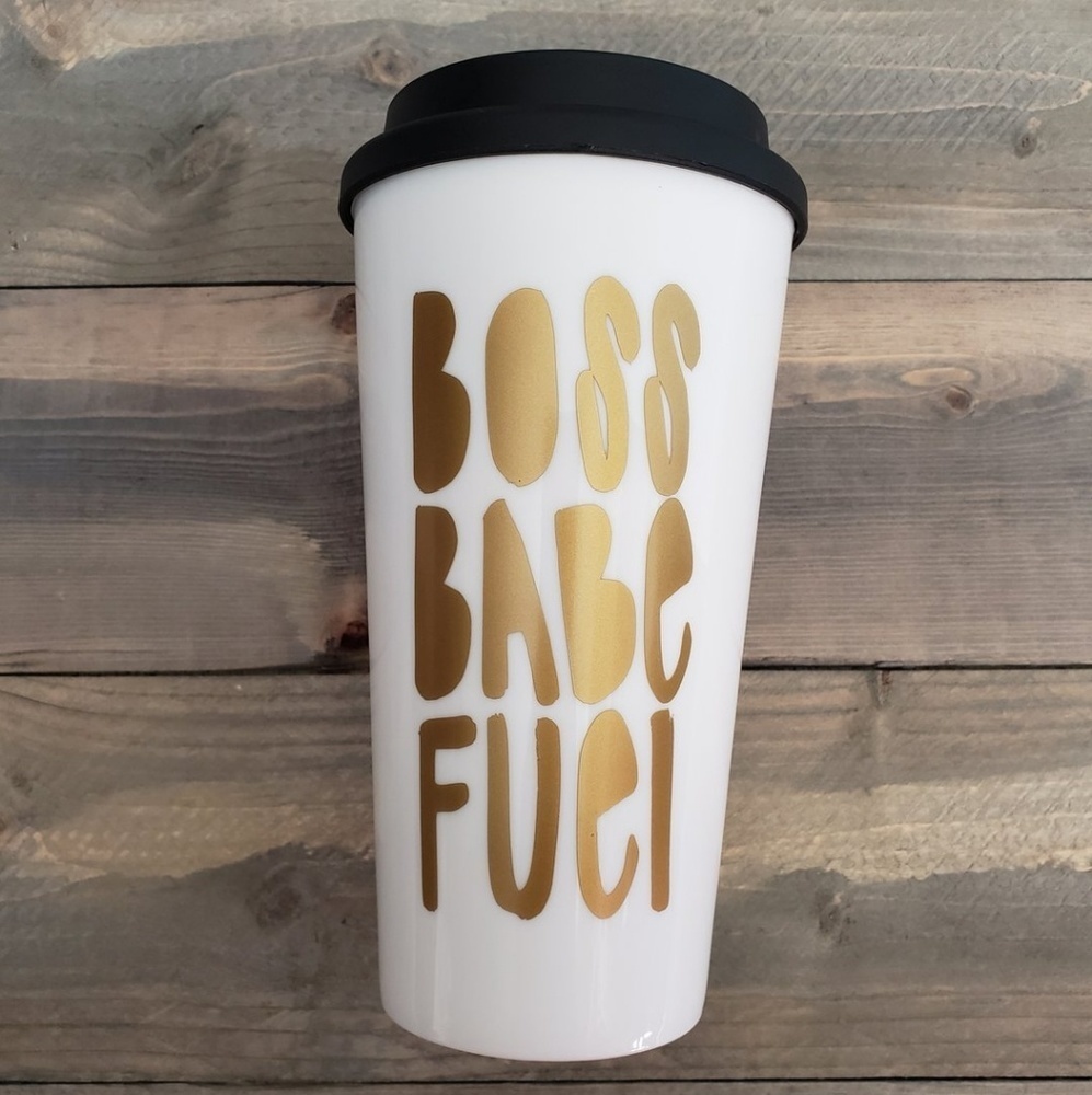 Boss Babe Fuel Travel Mug With Lid